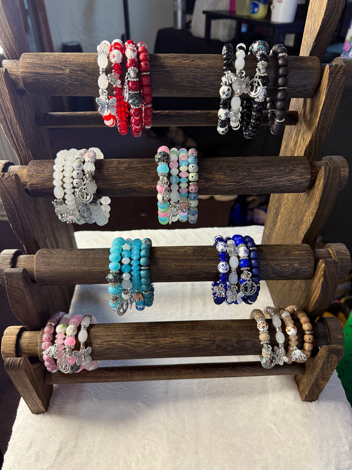 4 Pk Charm Bracelets