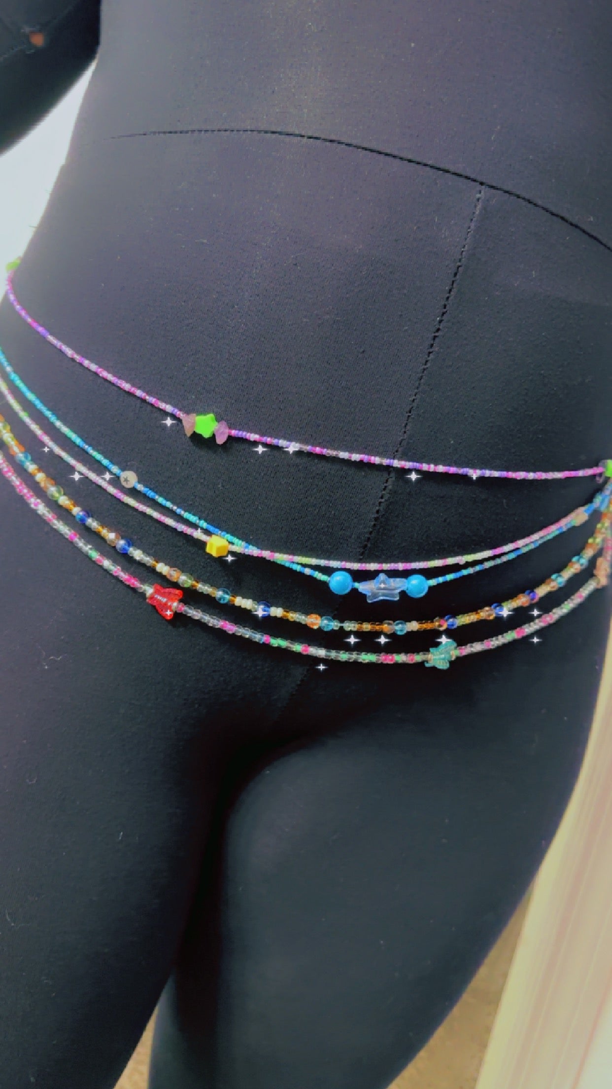 Custom Pride Waist Beads