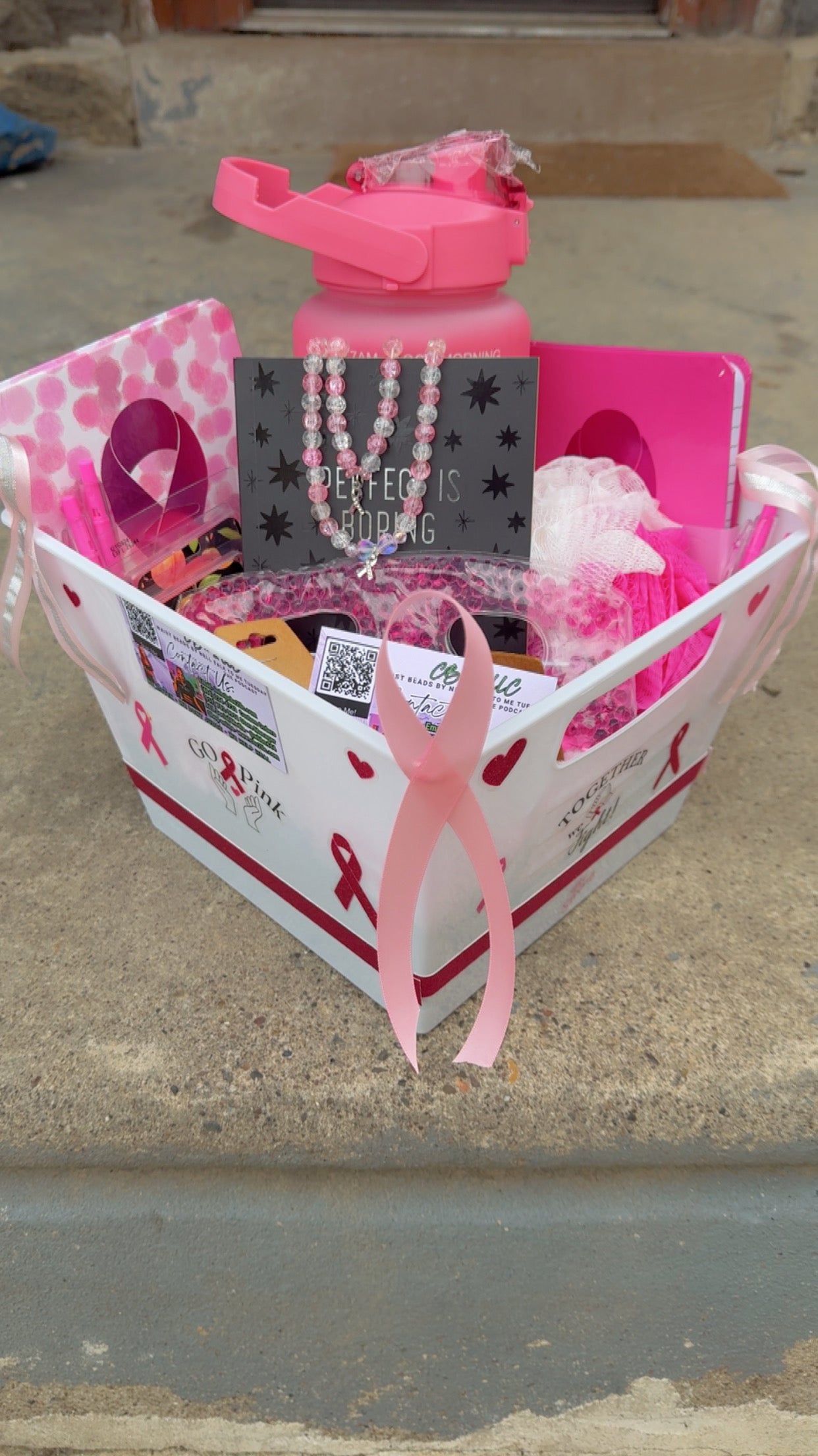 Breast Cancer Gift Basket