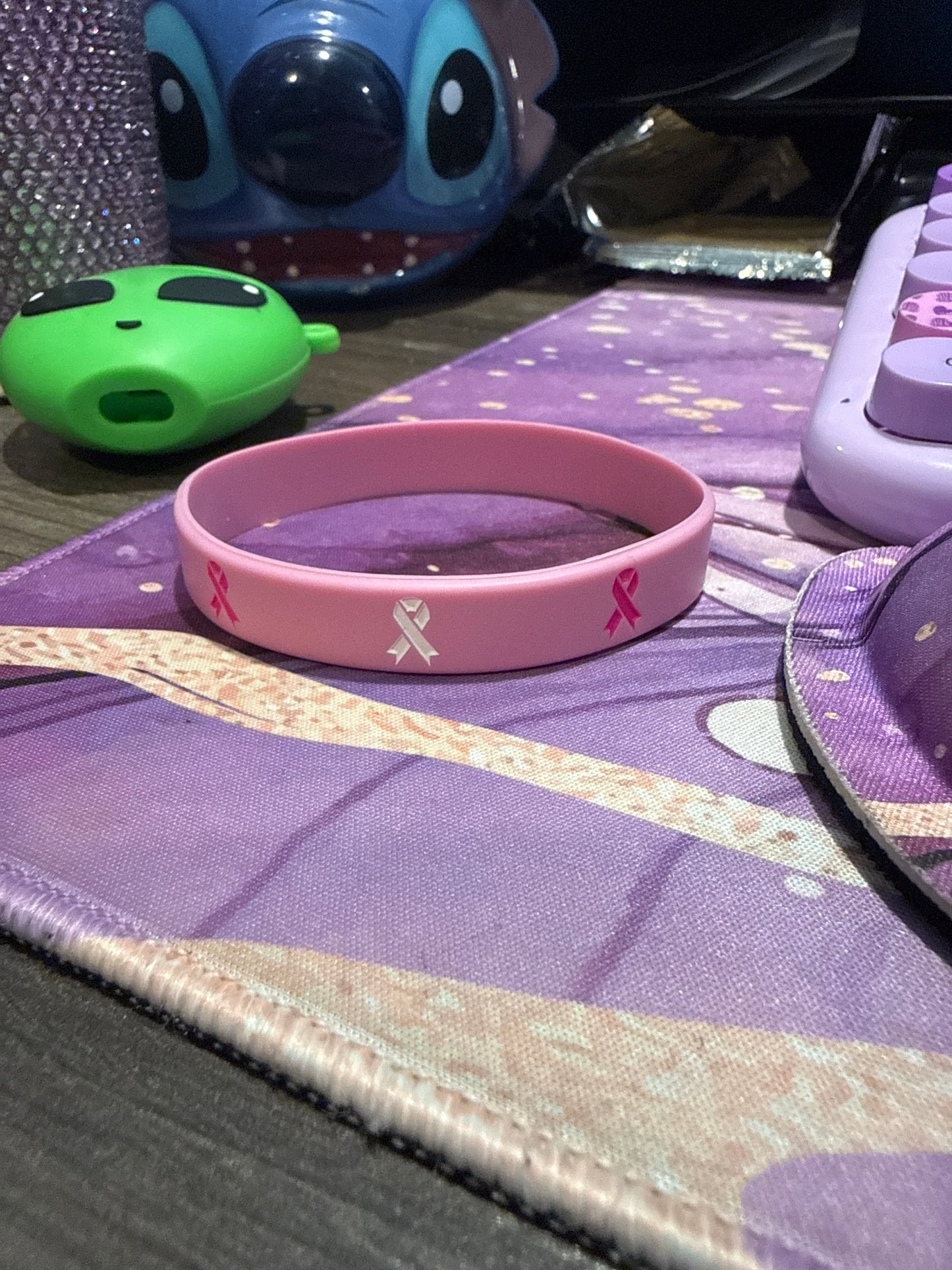 Breast Cancer Rubber Wrist Bands