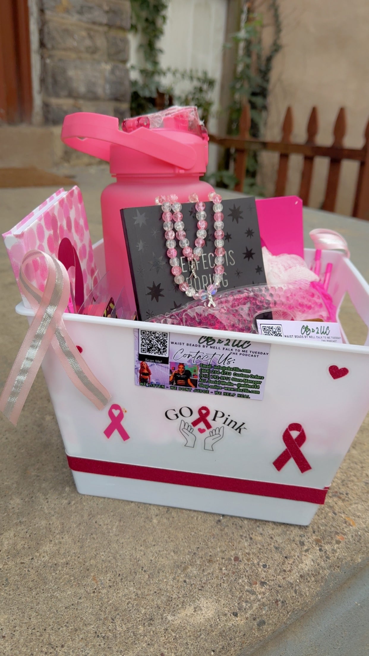 Breast Cancer Gift Basket