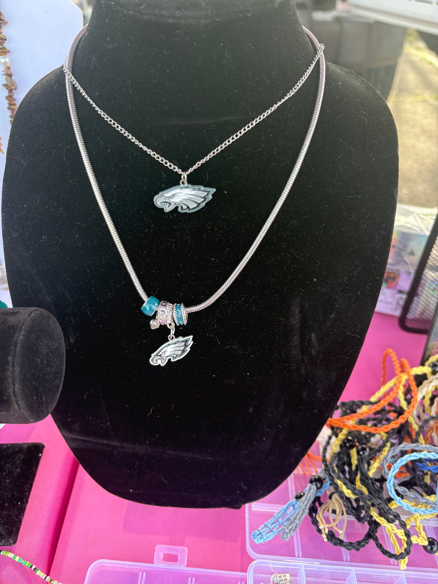Custom Eagles Waist Beads, Necklace, bracelets