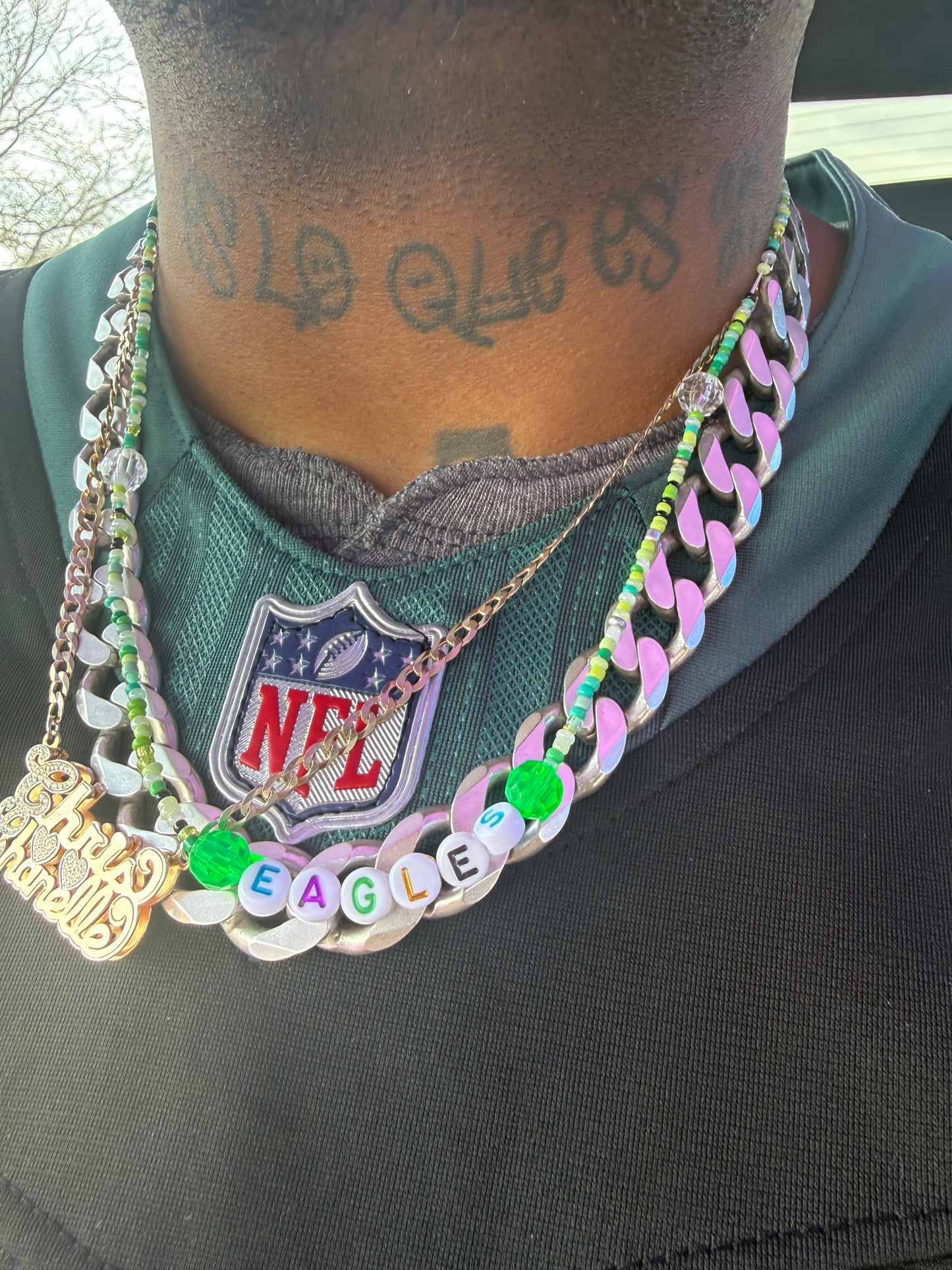 Custom Eagles Waist Beads, Necklace, bracelets